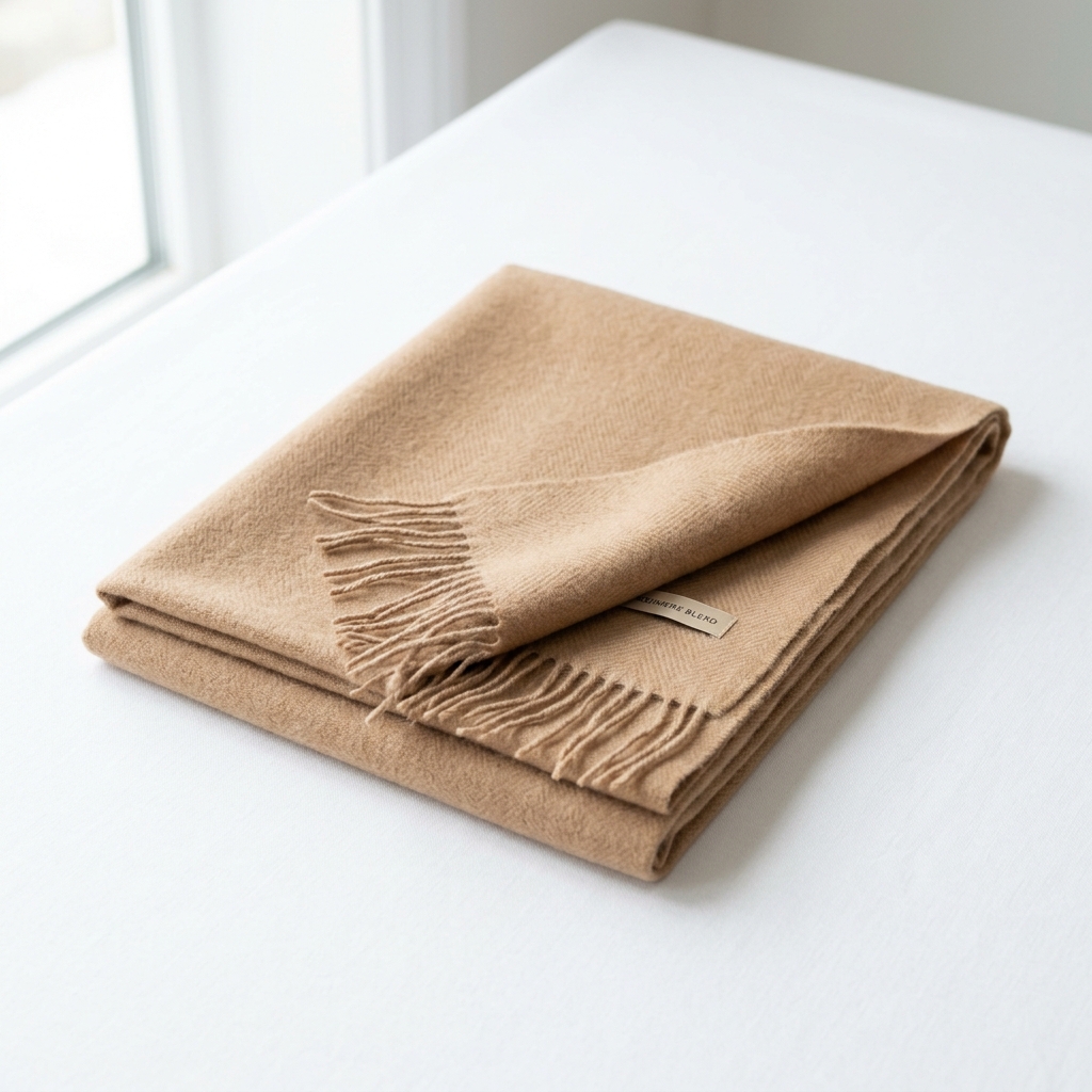 Cream Cashmere Scarf